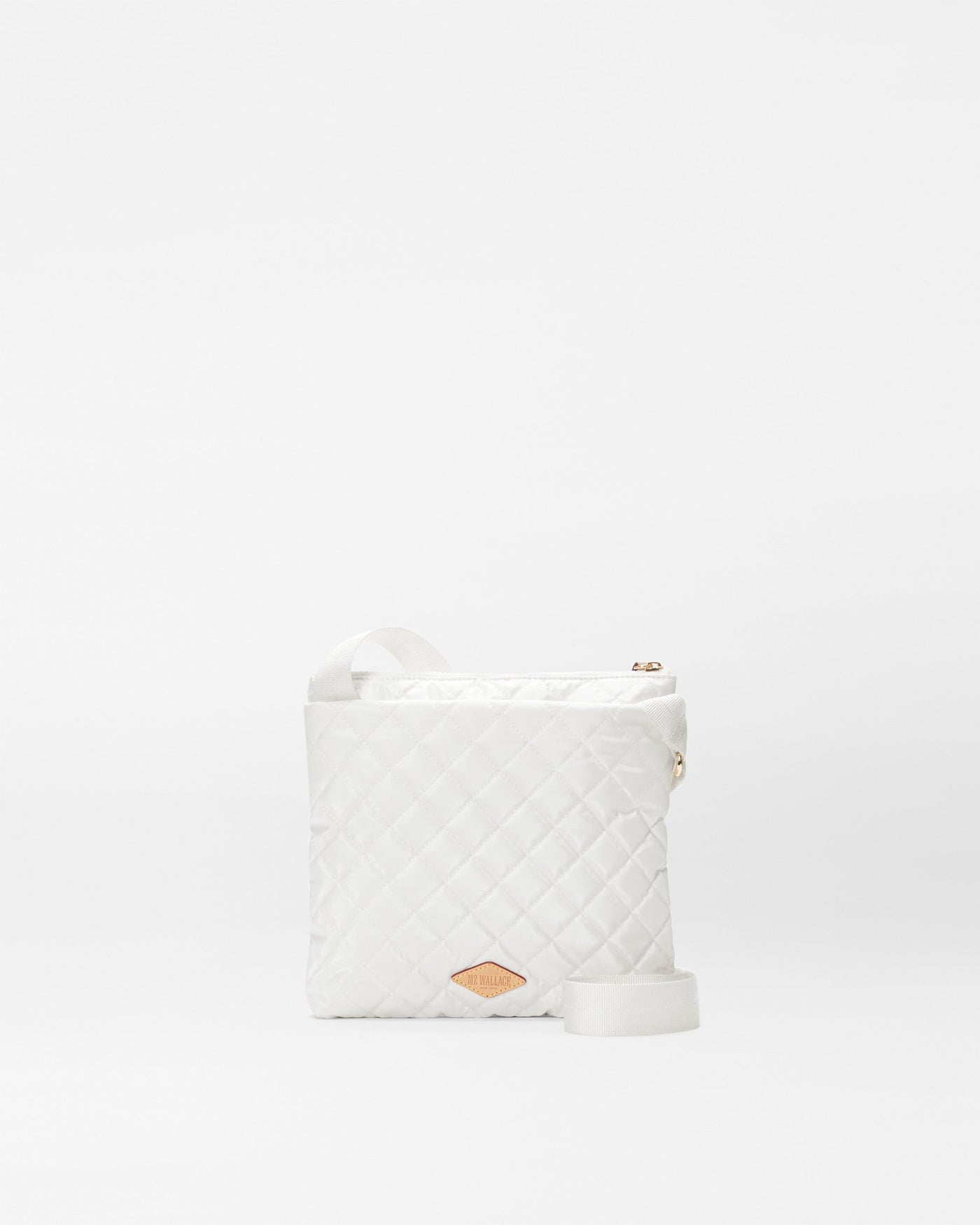 Pearl Metallic Metro Flat Crossbody