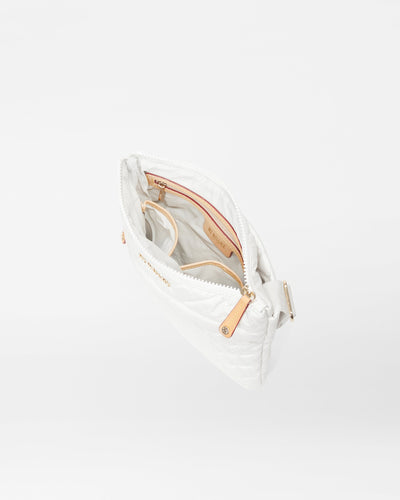 Pearl Metallic Metro Flat Crossbody