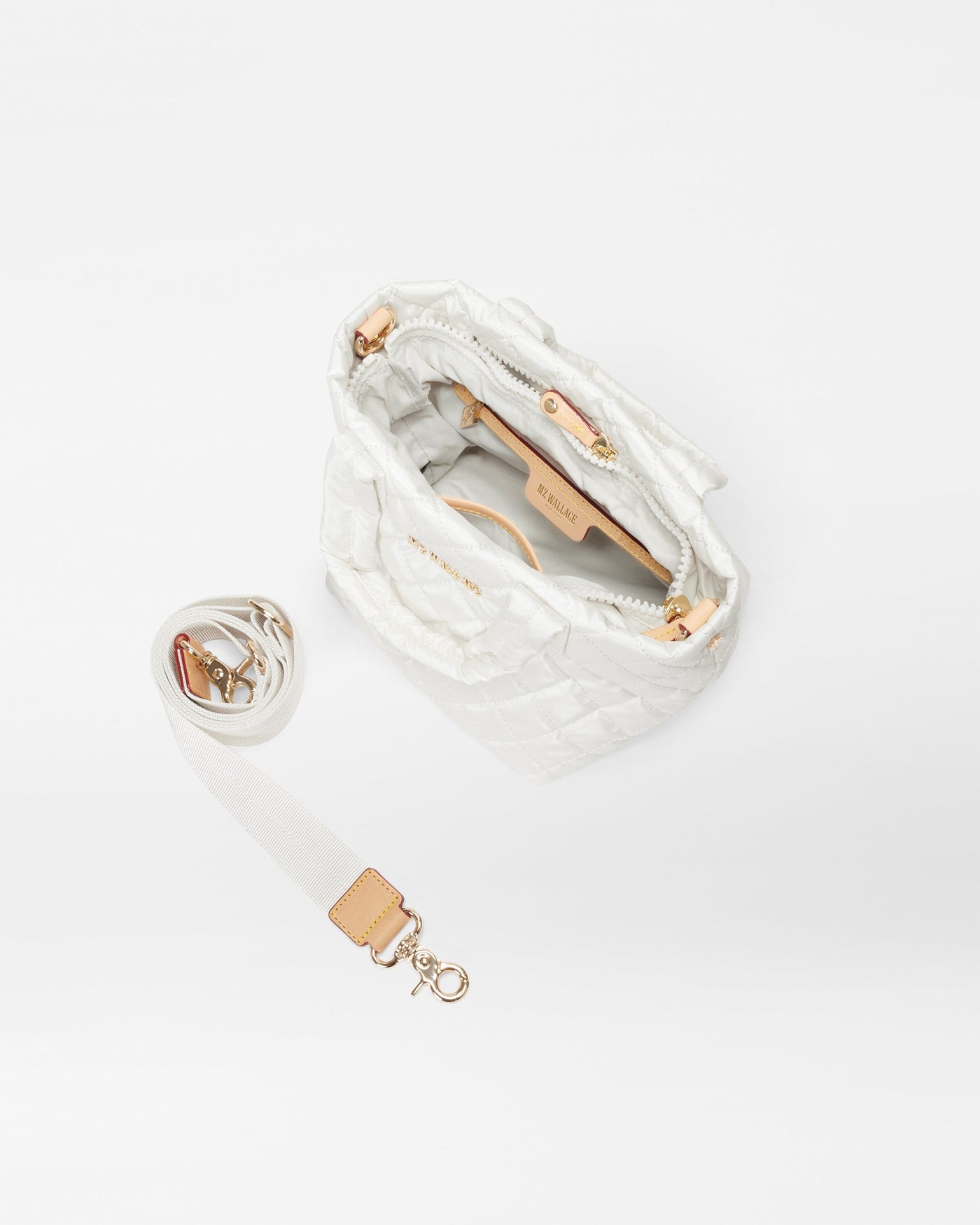 Pearl Metallic Micro Metro Tote Deluxe