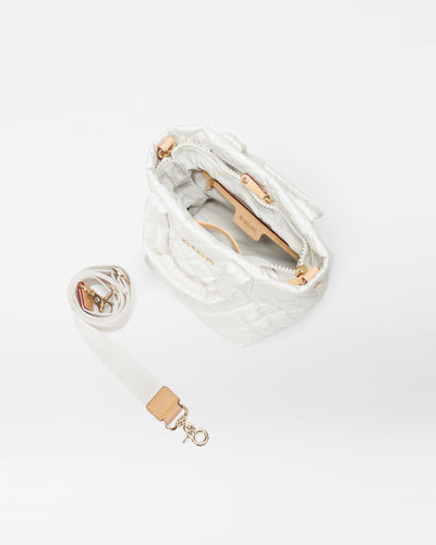 Pearl Metallic Micro Metro Tote Deluxe
