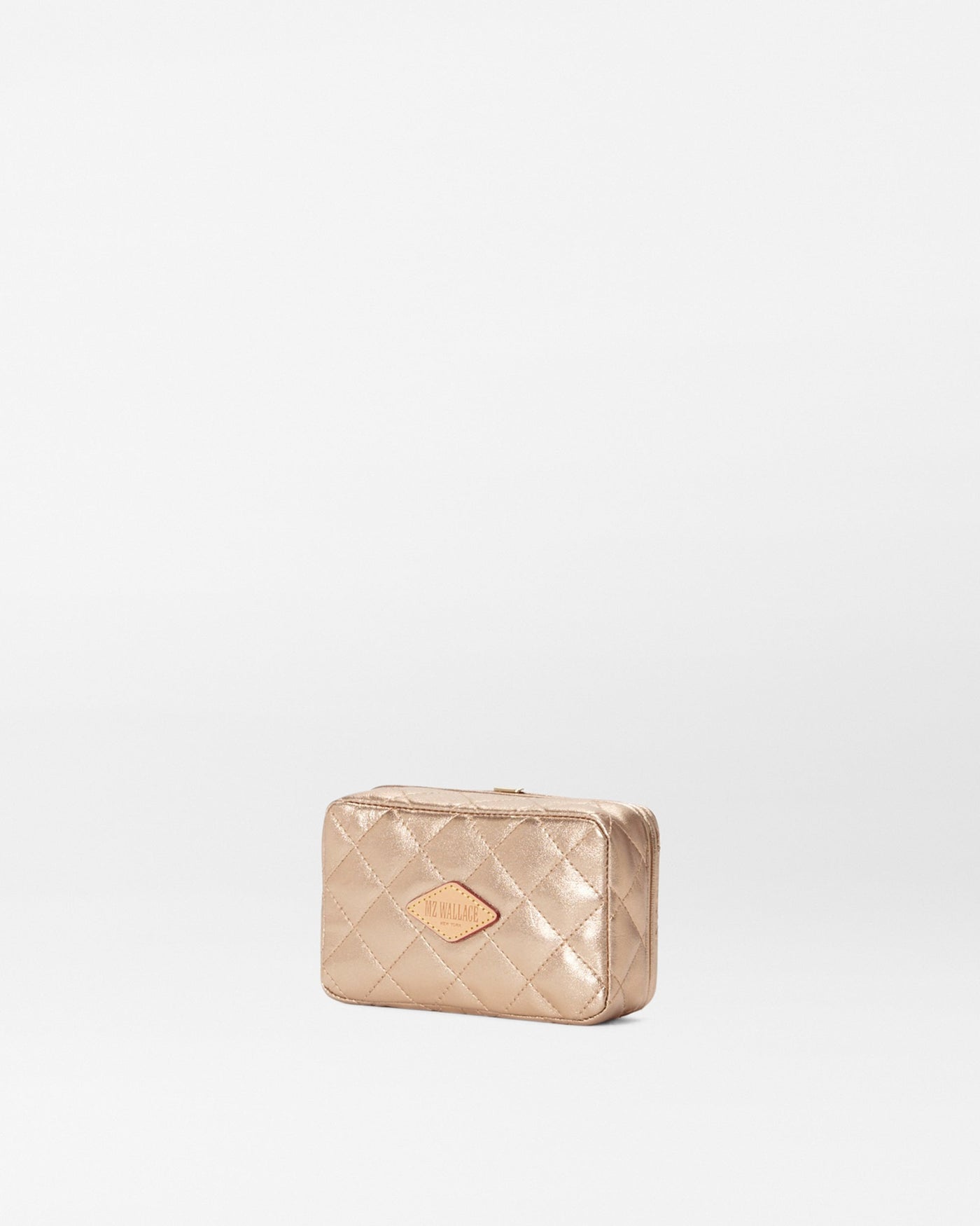 Honey Metallic Leather Retro Frame Case