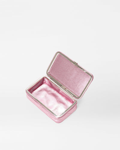 Rose Metallic Leather Retro Frame Case